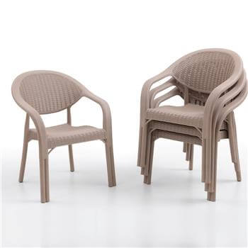 Bambu Pro Altılı Camsız Masa Takımı