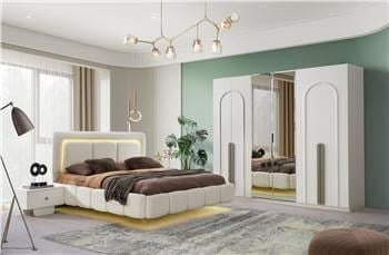 Barselona MDF Yatak Odası_Ende Mobilya_luleburgaz