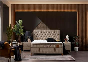 Begonvil Yatak Baza ve Başlık Seti