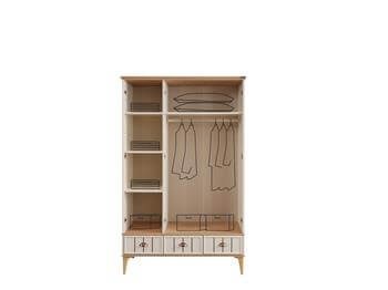 Bella 3 Kapaklı Dolap