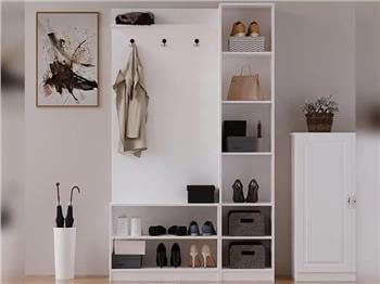 Mina Beyaz Country 120 cm Portmanto