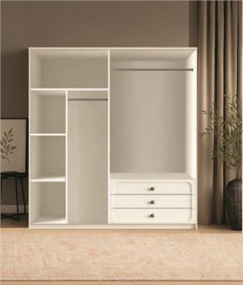 Defne MDF 4 Kapaklı Dolap