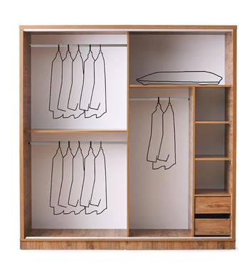 Efe 160cm Sürgülü Dolap