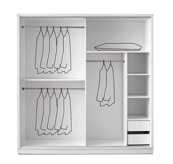 Ekin 160cm Sürgülü Dolap