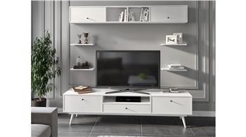 Fleksi Beyaz TV Ünitesi