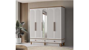 Irmak MDF 5 Kapaklı Dolap