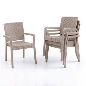 King Kollu Rattan Sandalye