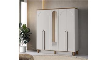 Kosova MDF 5 Kapaklı Dolap