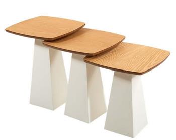 Lucca Meşe Zigon Sehpa