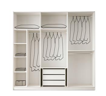 Marakeş MDF 6 Kapaklı Dolap