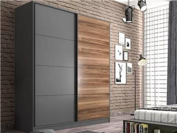 London 160 cm Sürgülü Dolap