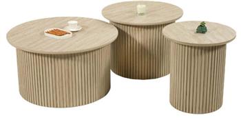 Pena Traverten Sehpa Seti