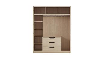 Pera Dört Kapaklı Akordiyon Dolap