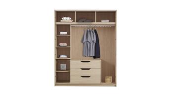 Pera Dört Kapaklı Akordiyon Dolap