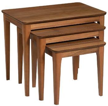 Porto Ceviz 3lü Zigon Sehpa