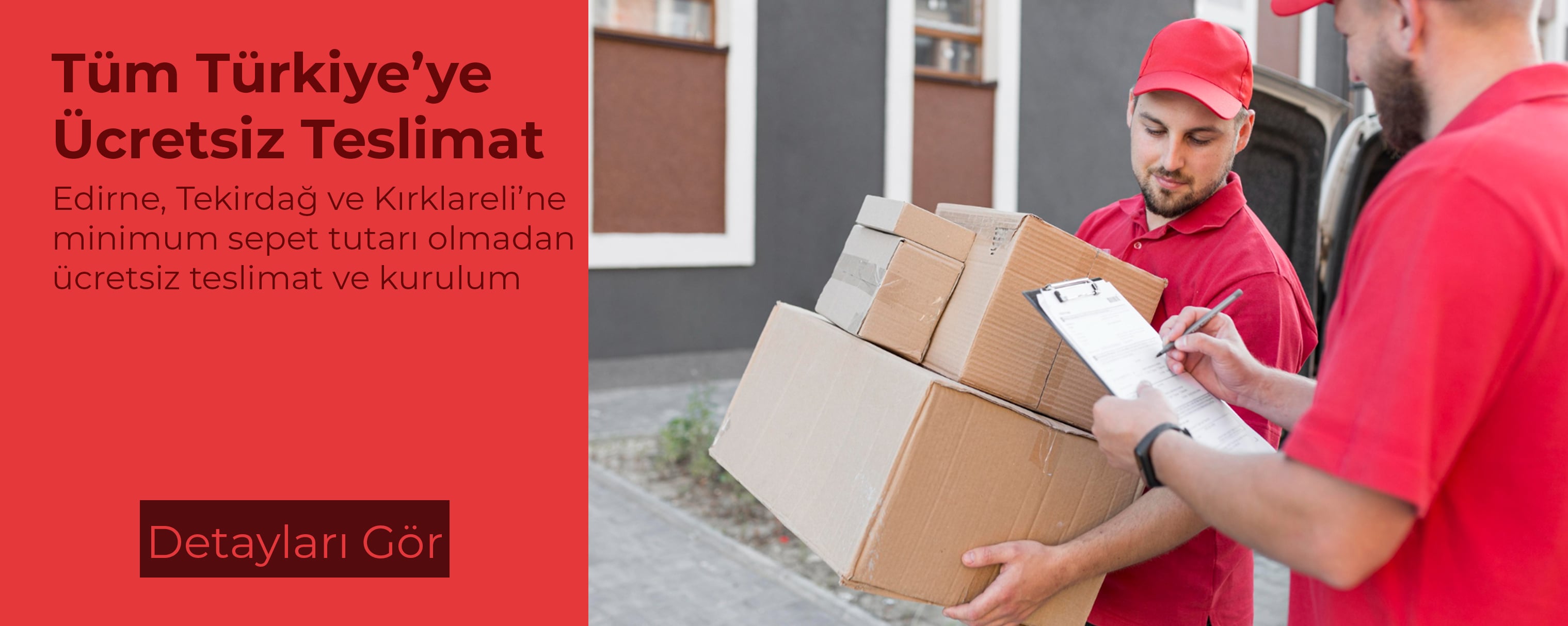 Ücretsiz Teslimat ve Kurulum Hizmeti Ende Mobilya'da!