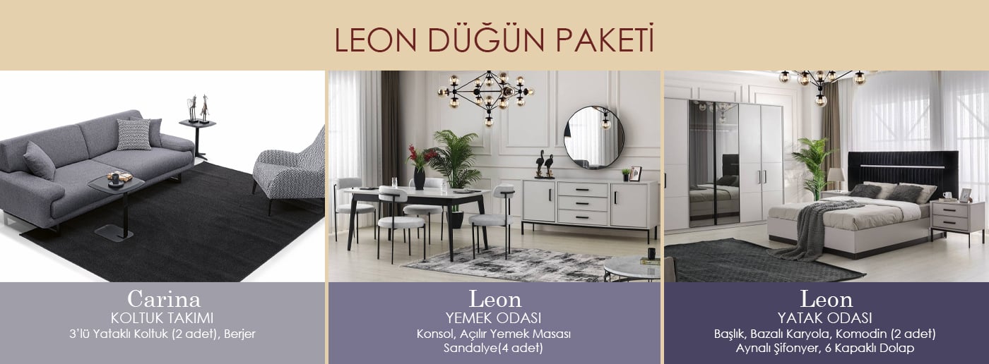 Leon Düğün Paketi Ende Mobilya