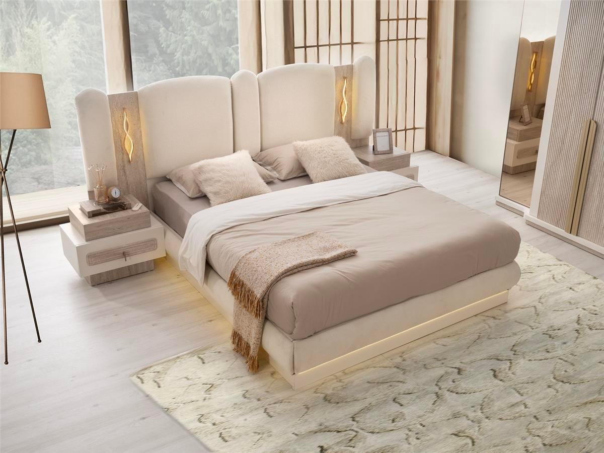 Dubai Ledli Baza ve Başlık_Ende Mobilya_luleburgaz