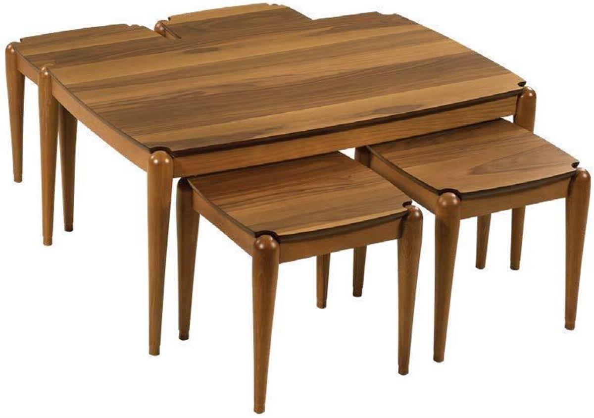 Peru Ceviz 4+1 Sehpa Seti_Ende Mobilya_luleburgaz