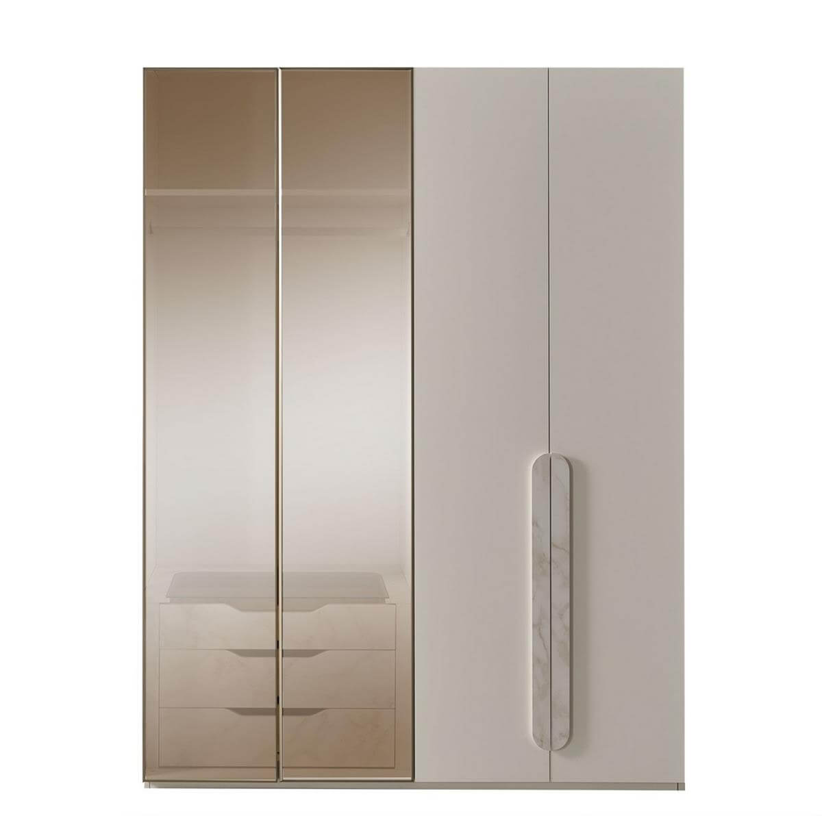 Solar 4 Kapaklı Dolap