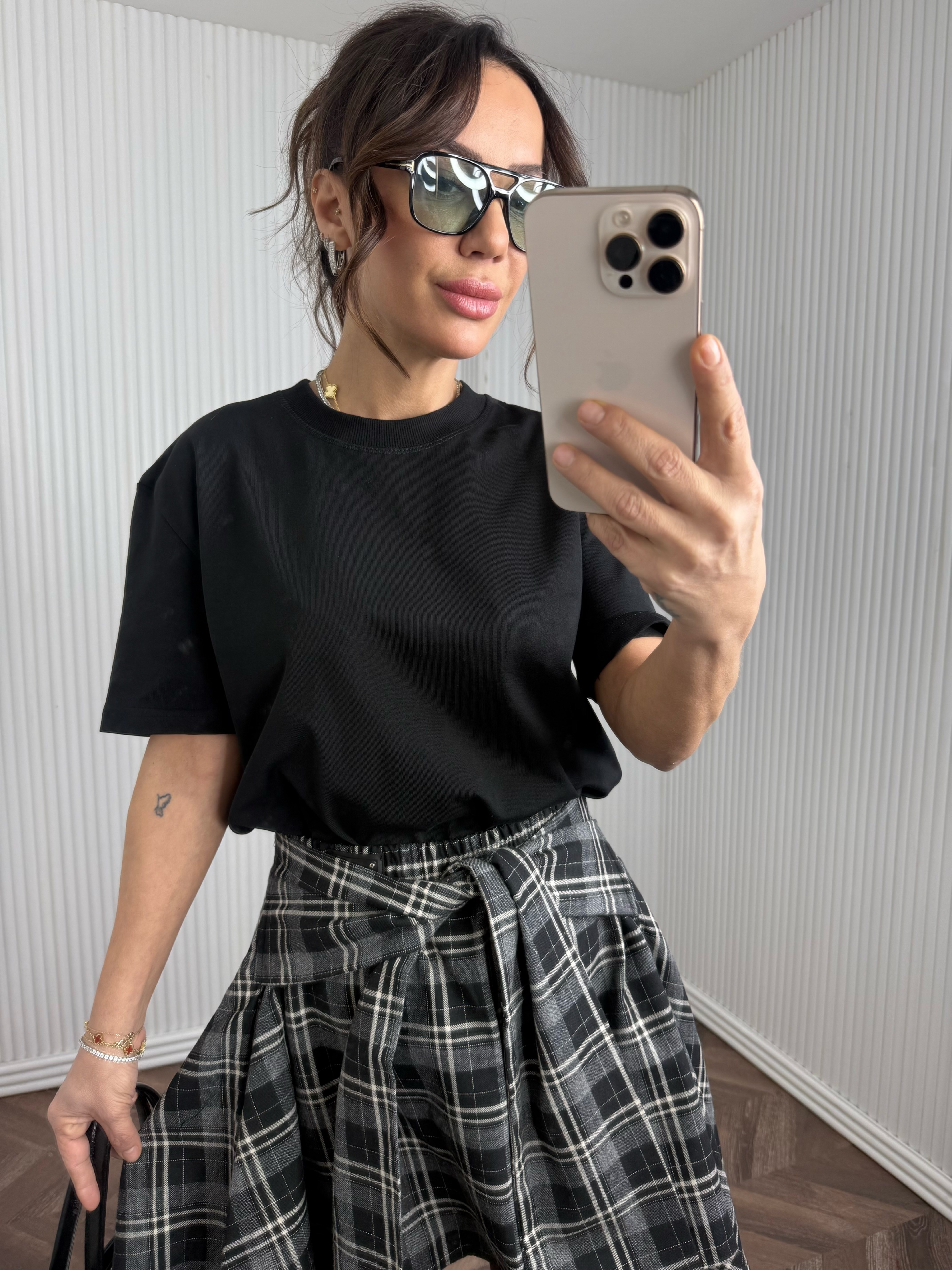 DİLVİN27 Siyah Oversize Basic Tshirt No Sıfır 8