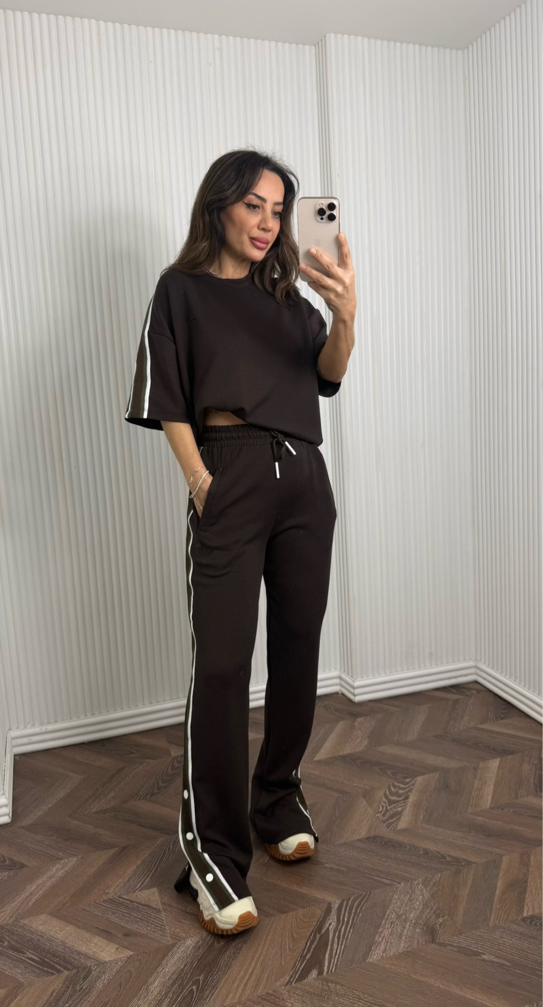 HELU ORJ Marka Kahve Eşofman  Takım No Sıfır 8