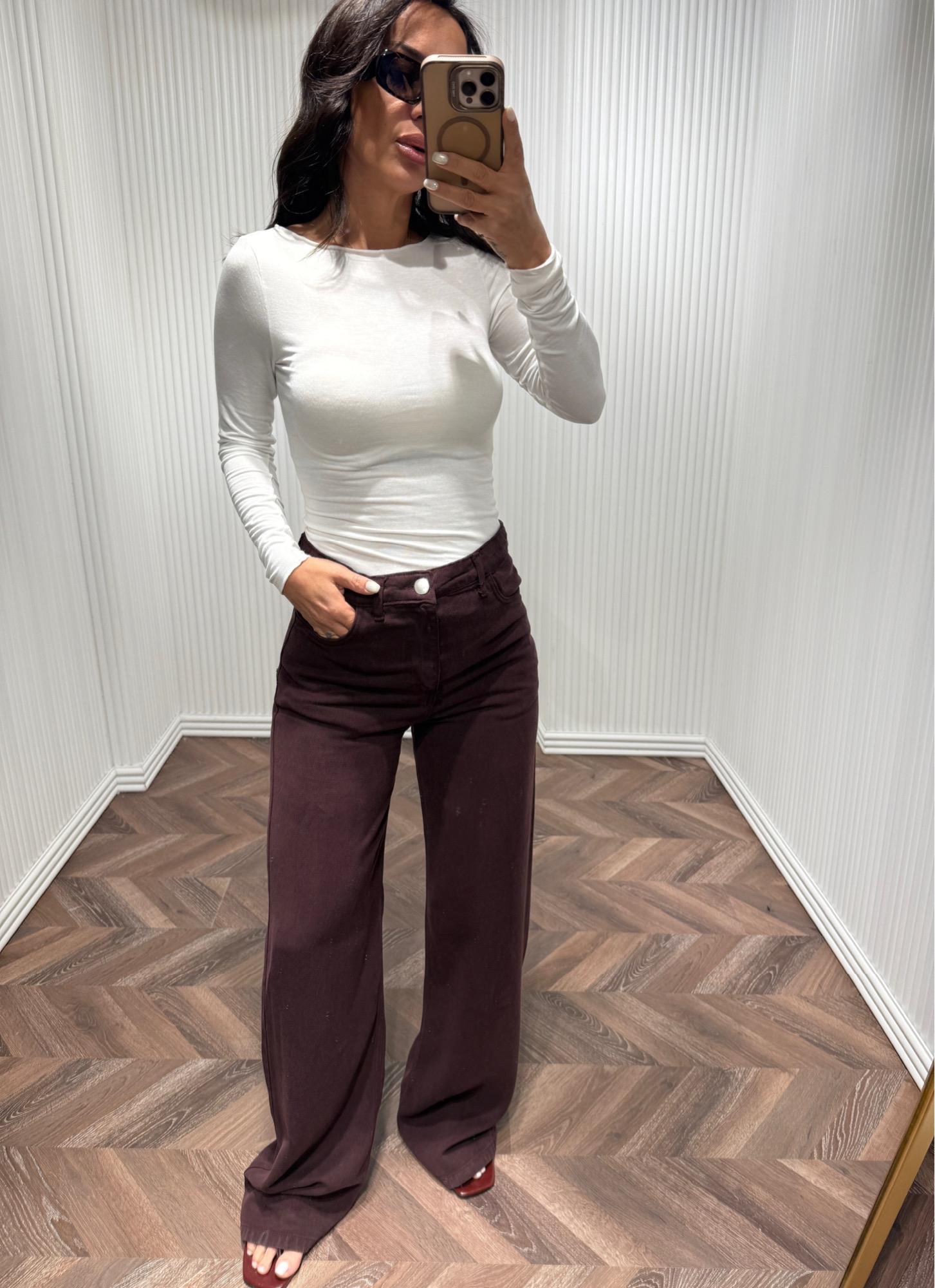 LFON Mürdüm Tensel Gabardin Pantalon No Sıfır 8