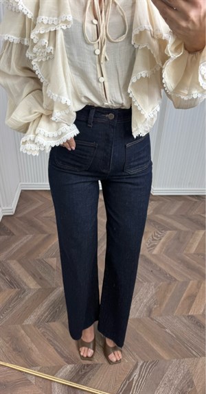 ARDEN Koyu Mavi pus-up Jean Pantalon No Sıfır 8