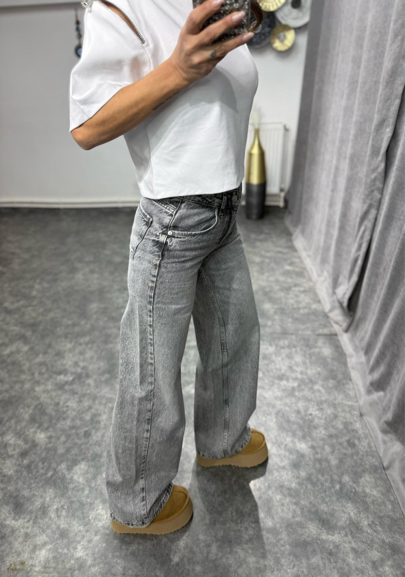 VİNSE GRİ Jean Pantalon No Sıfır 8
