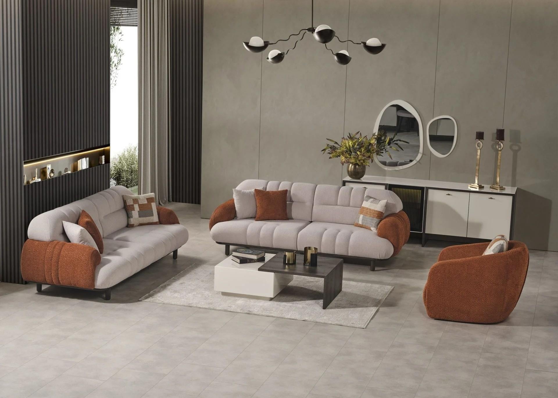 Modern Lizbon Sofa Set