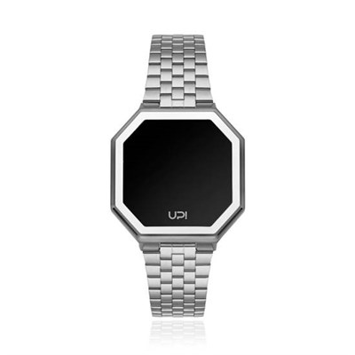 UPWATCH EDGE MINI SHINY SILVER AND SILVER STRAP