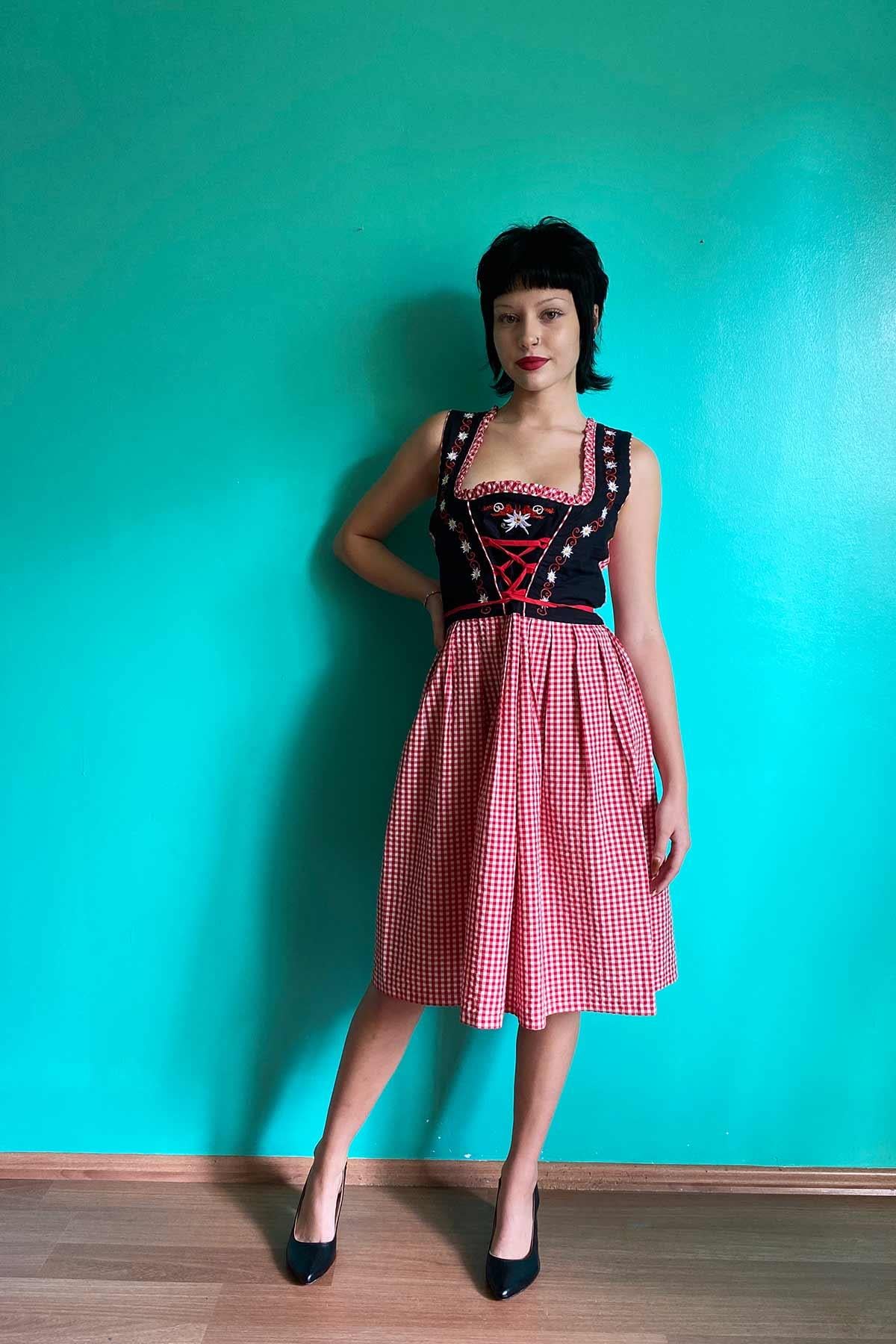 Vintage Bavyera Elbise