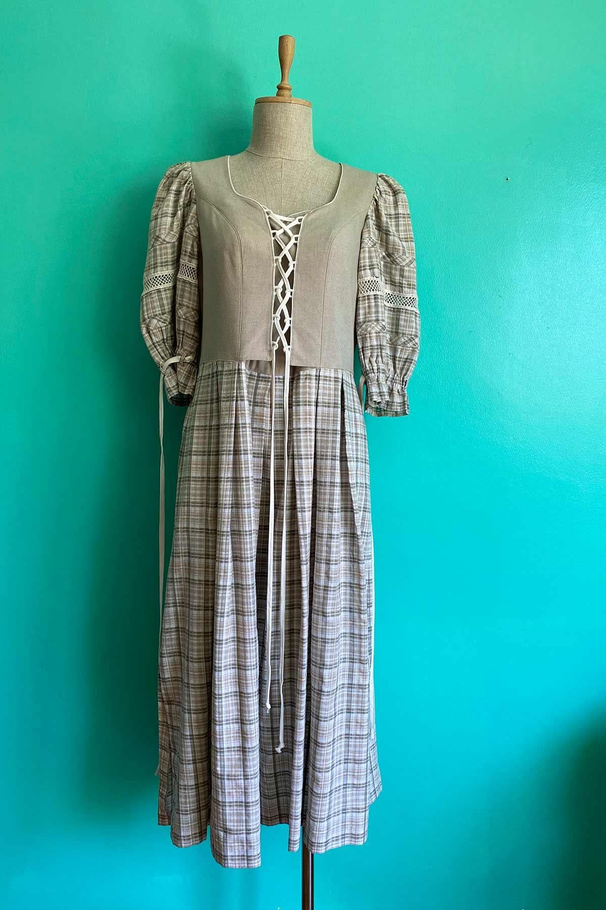 Vintage Bavyera Elbise