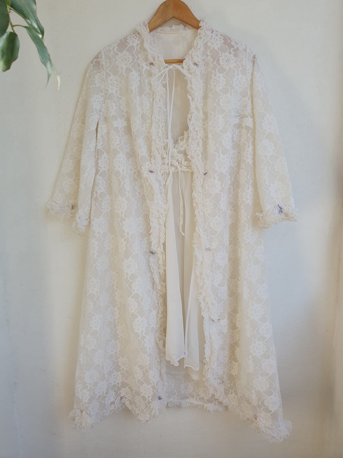 Vintage Beyaz Elbise 