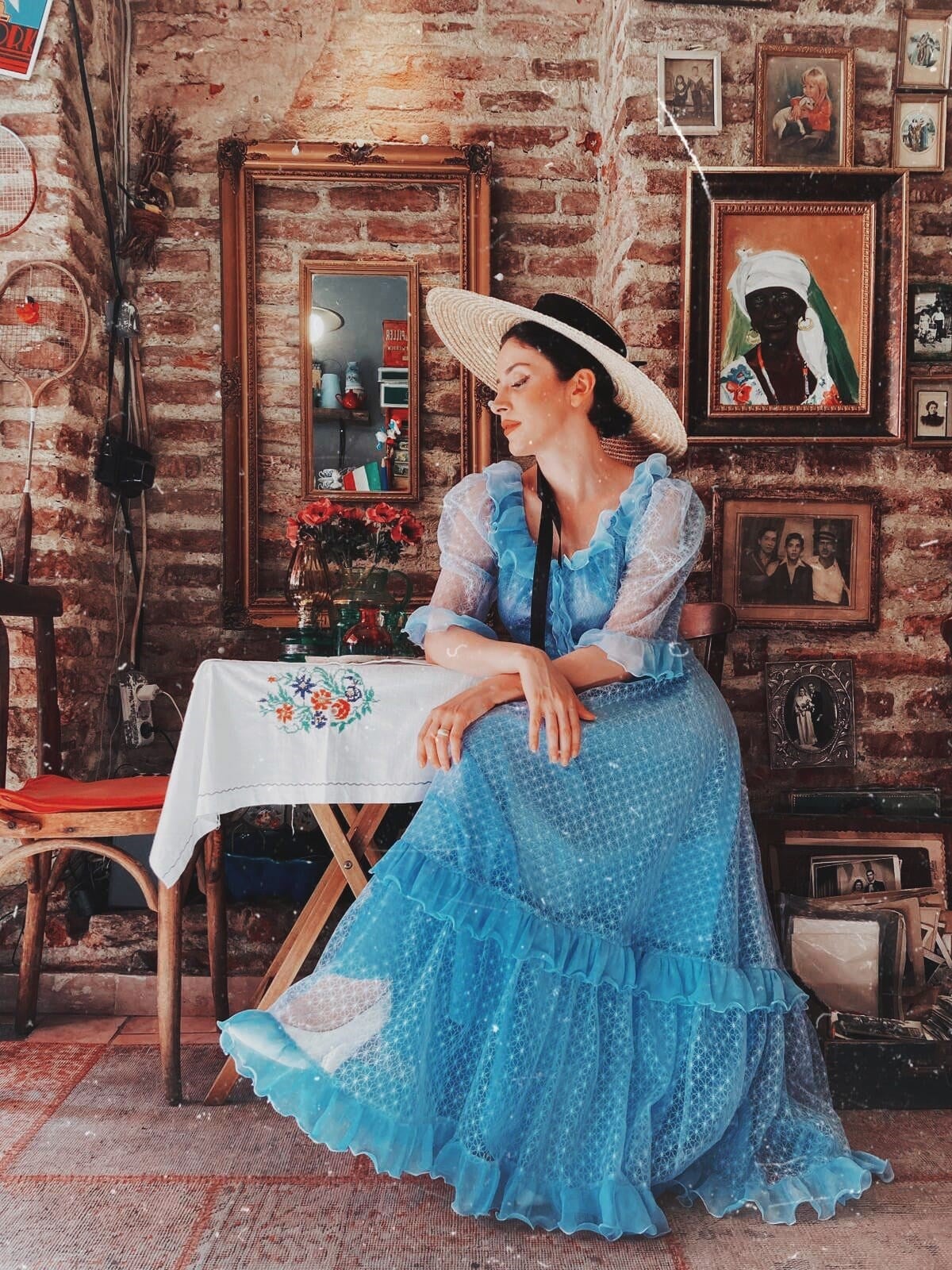 Vintage Elbise