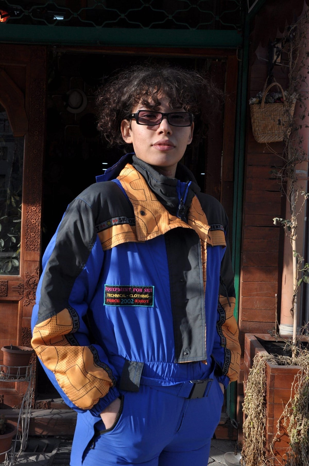 Vintage kayakçı tulum