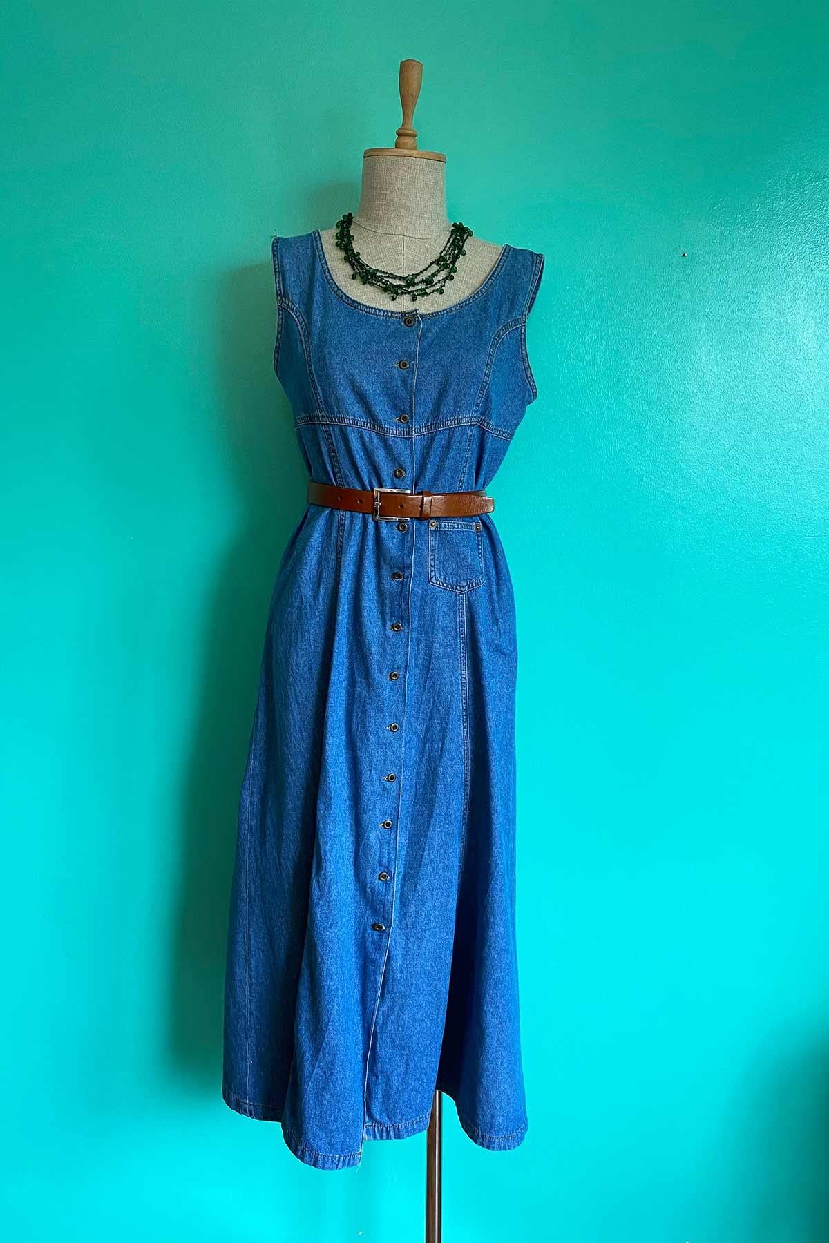 Vintage Kot Elbise