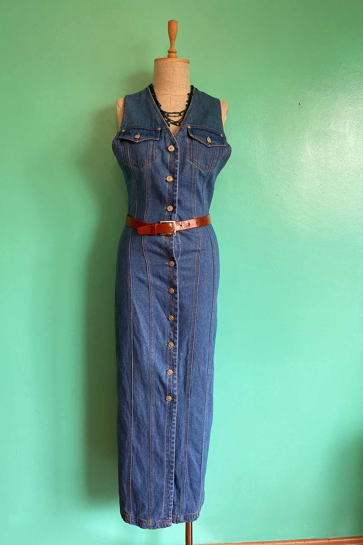 Vintage Kot Elbise