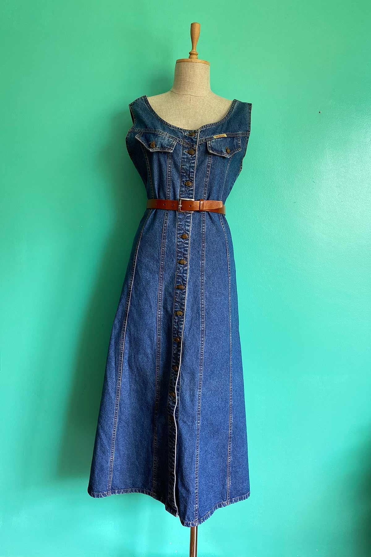 Vintage Kot Elbise