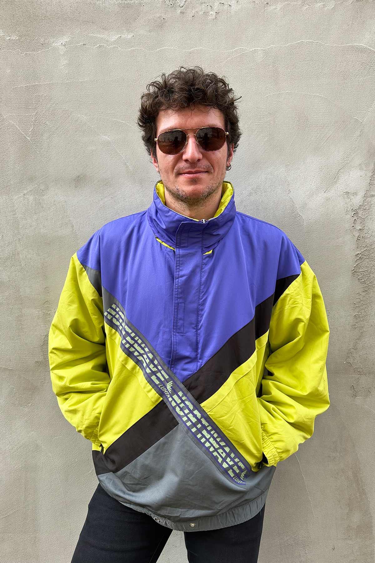 Vintage Renkli Kanguru Mont