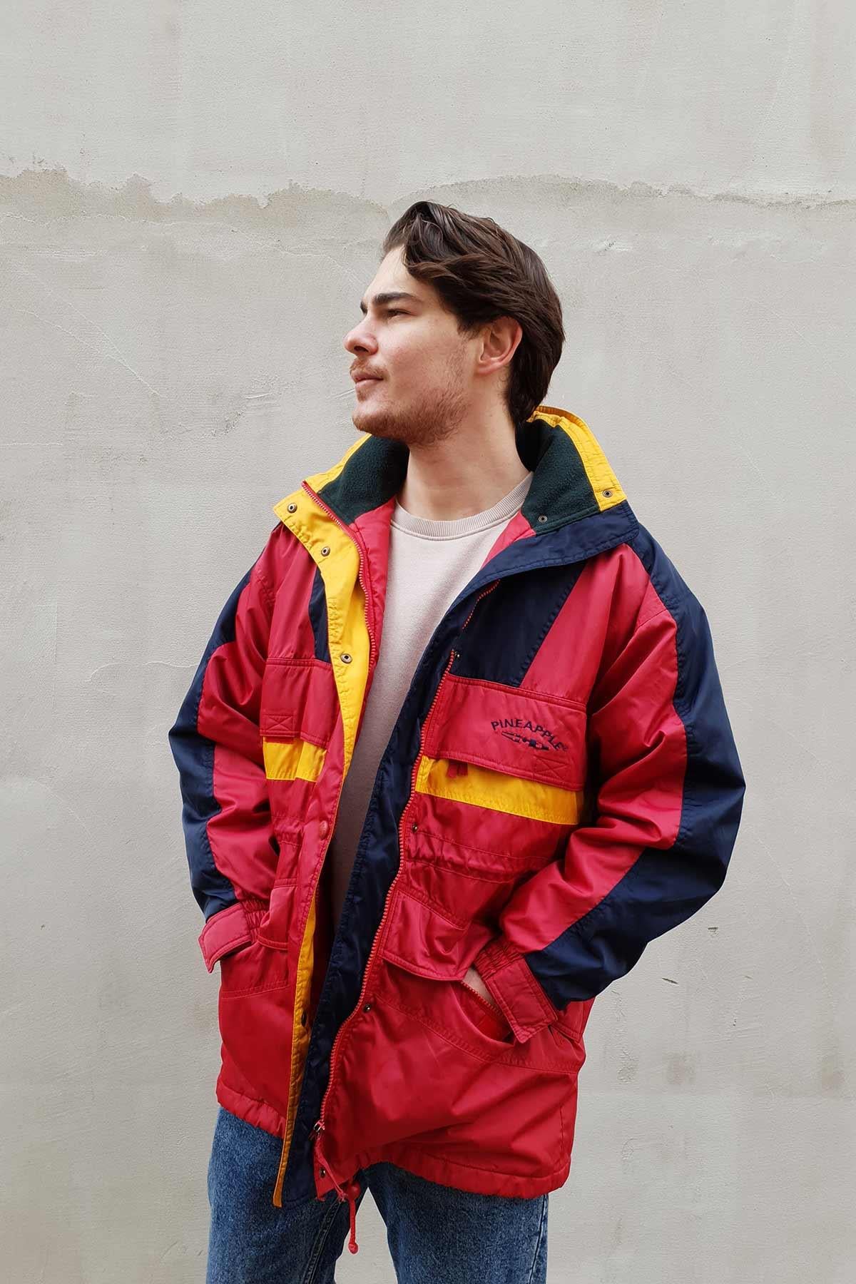 Vintage Renkli Mont