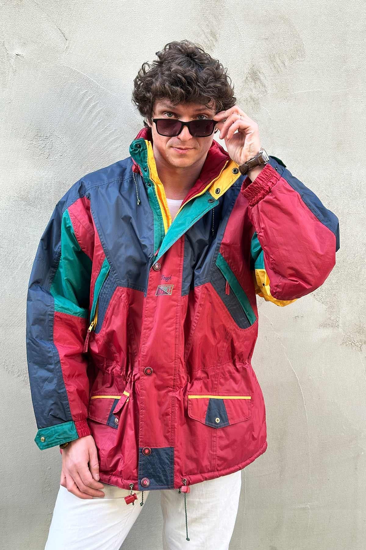 Vintage Renkli Outdoor Mont