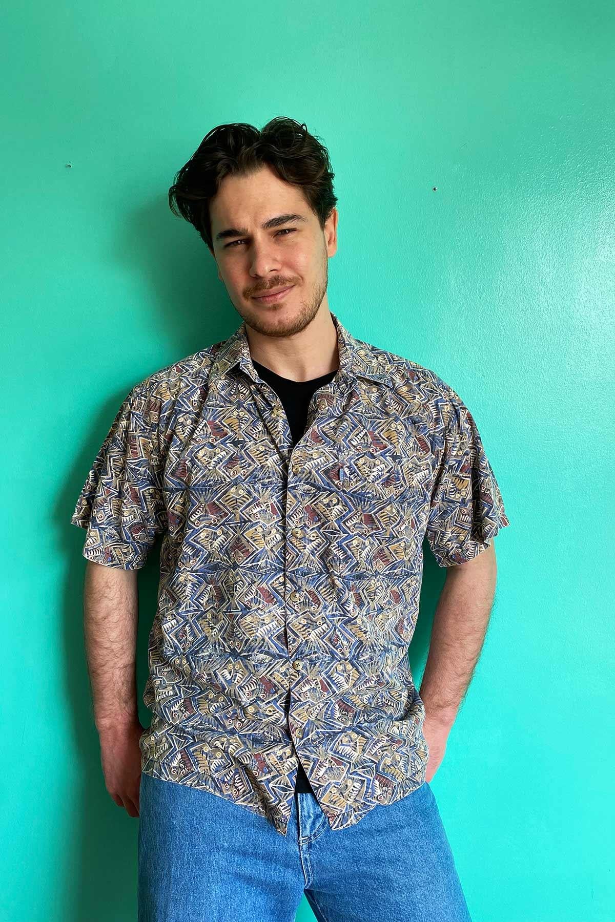Kahala Hawaii Vintage Rayon Gömlek