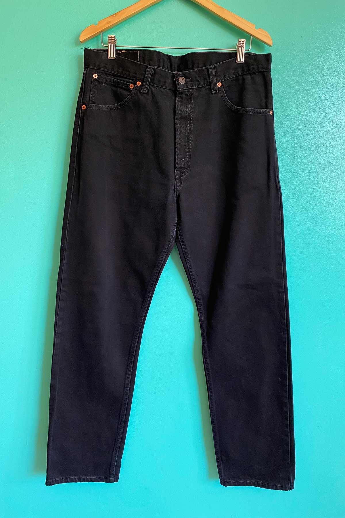 Levis Vintage Siyah Kot Pantolon
