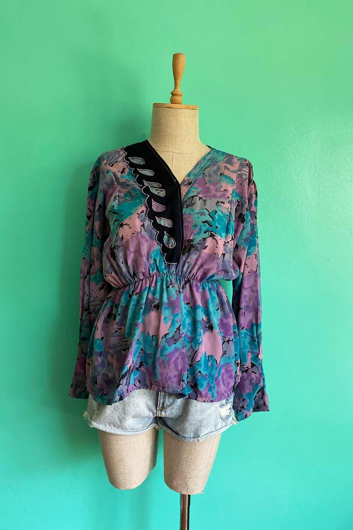 Vintage 60lar Bluz