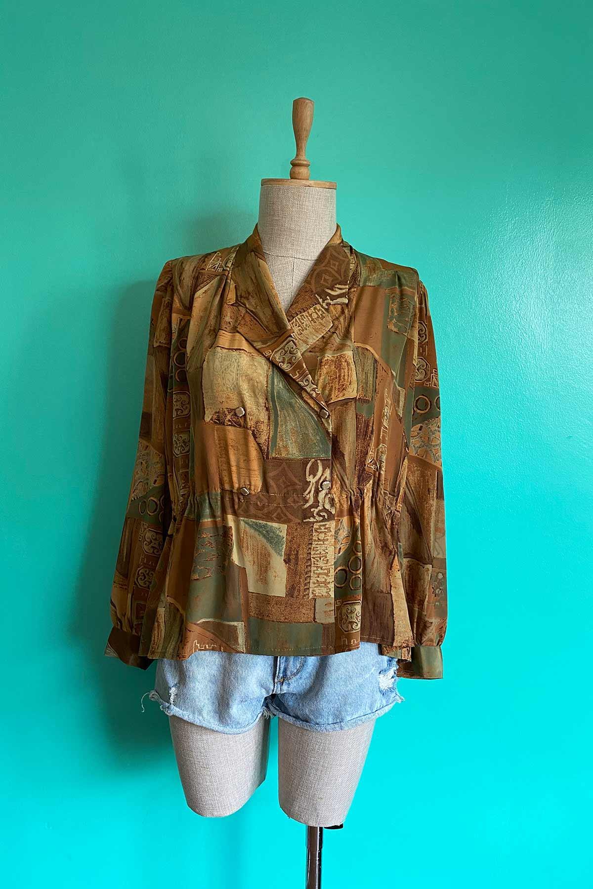 Vintage 60lar Özel Dikim Gömlek