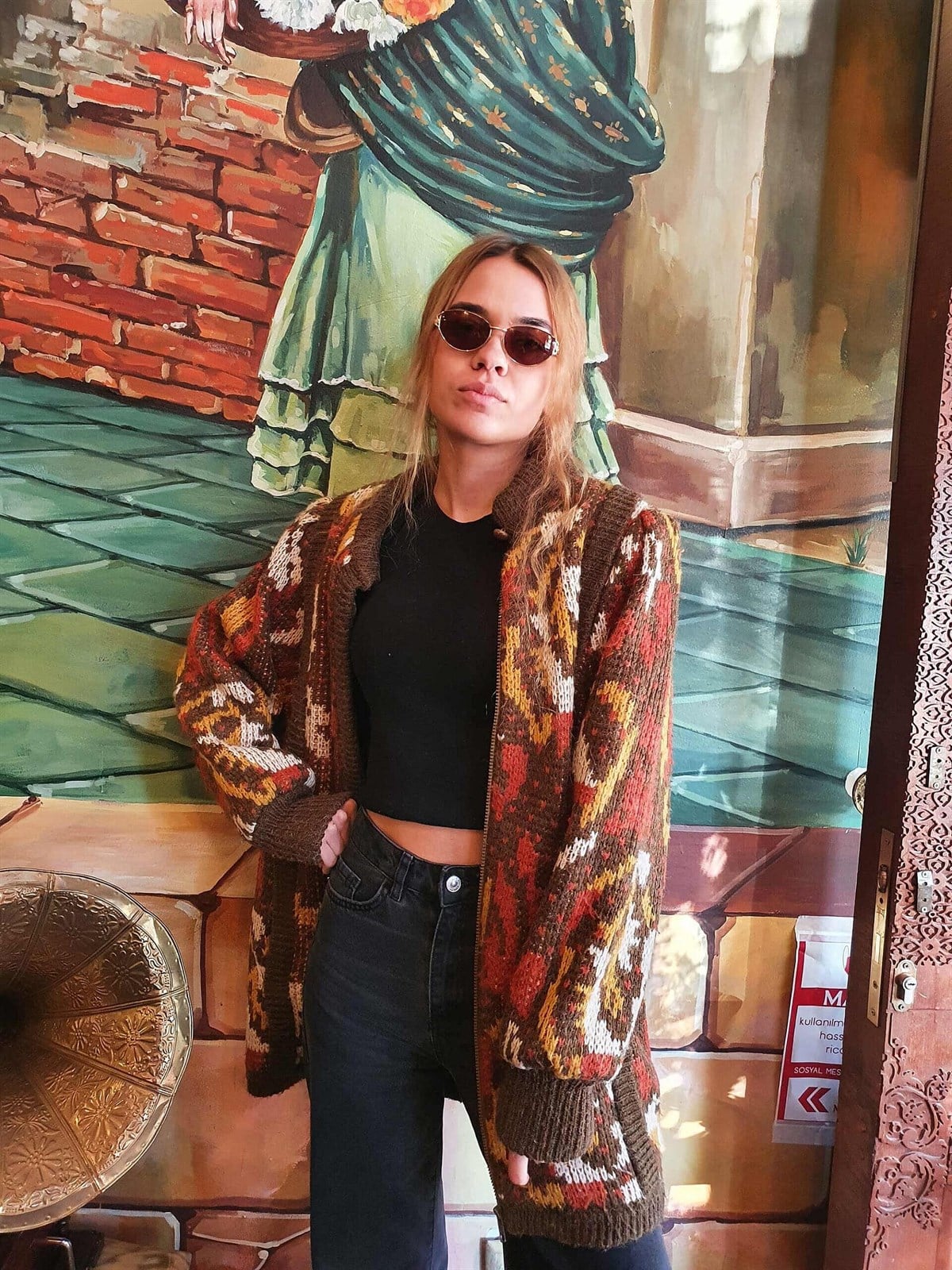 Vintage Astarlı Hırka