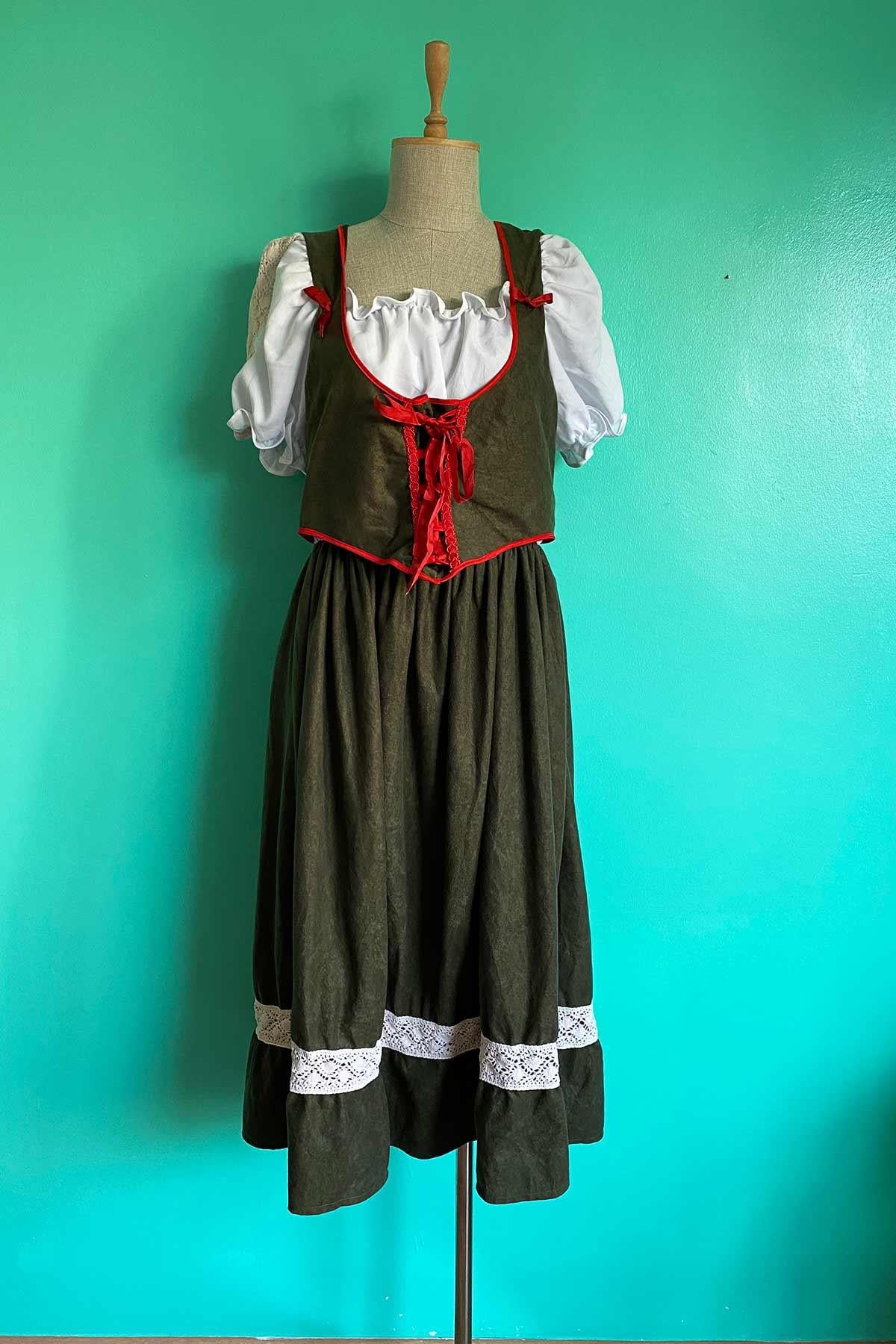 Vintage Bavyera Elbise