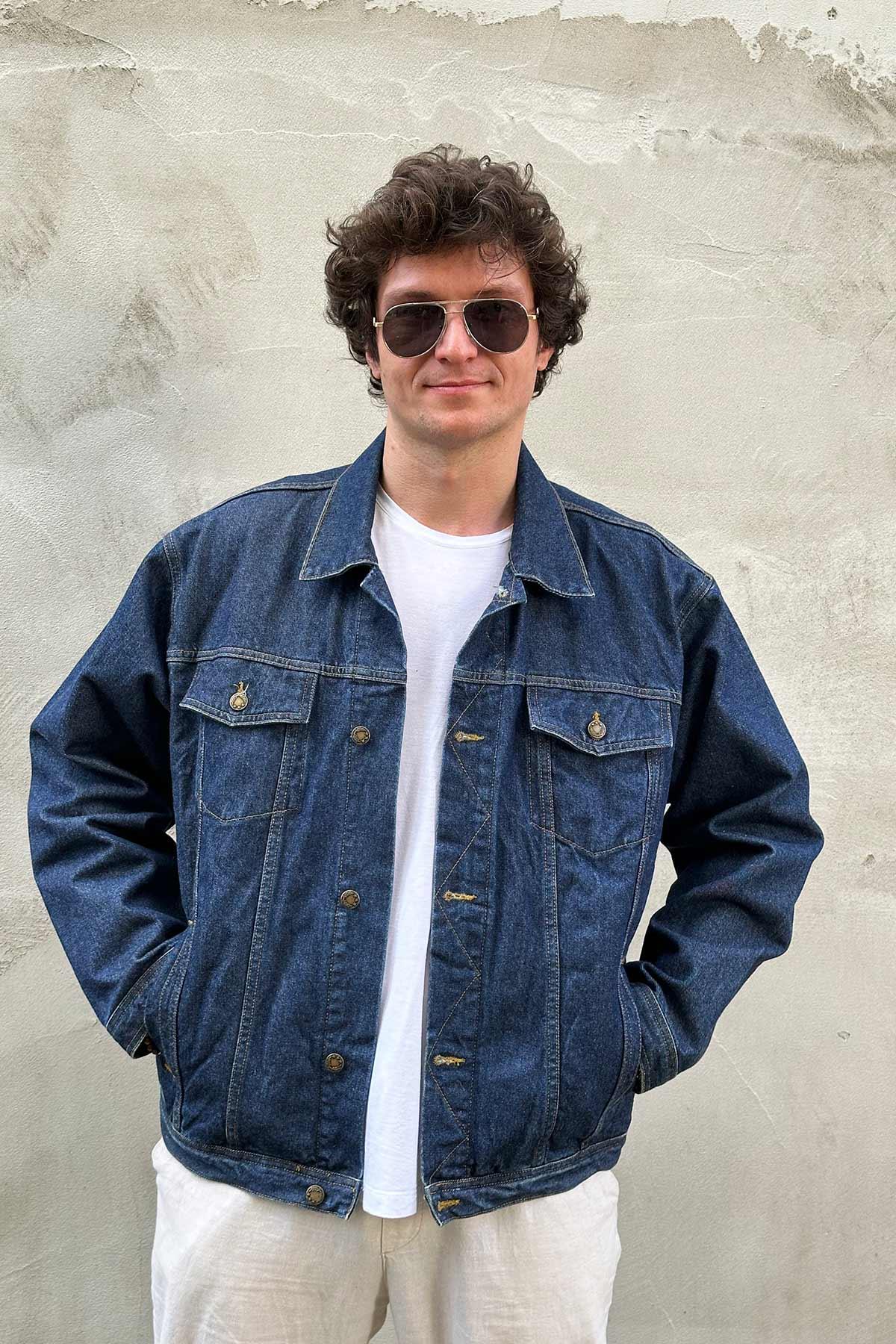 Vintage Bomber Kot Ceket