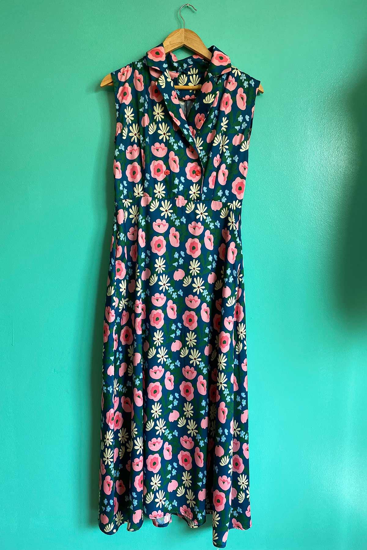 Vintage Çiçekli Elbise